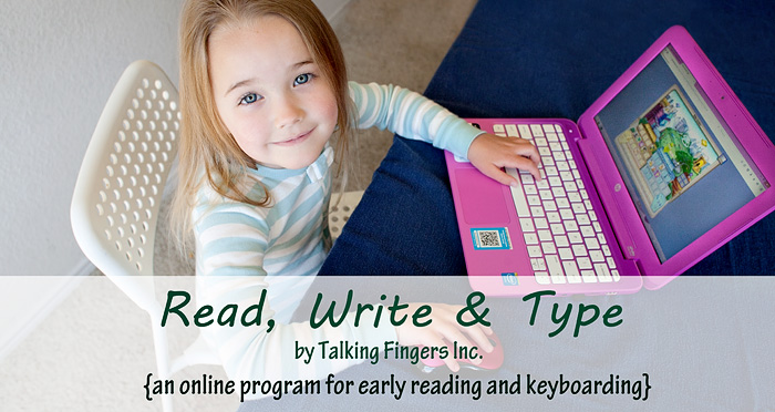 Read, Write & Type - an online reading program for kids ages 6-9 that incorporates typing instruction into the learning to read process. | A review by Running With Spears #phonics #reading #keyboarding