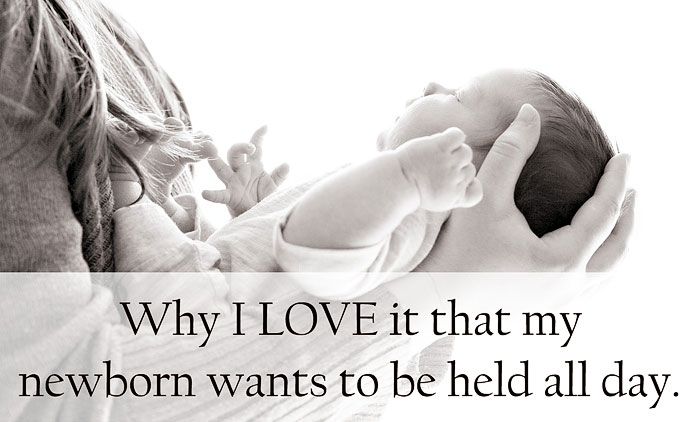 Confession: I LOVE holding my newborn all day! | Running With Spears #newbaby #parenting #godislove #goodgoodfather #loved 