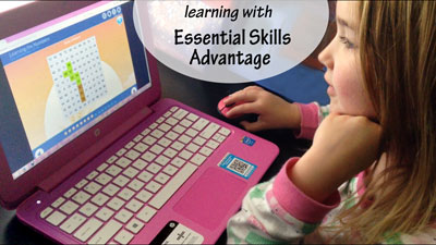 Learning with Essential Skills Advantage | A review by Running With Spears #onlineschool #homeschool