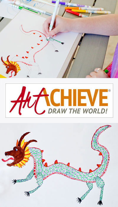 ArtAchieve - Art Lessons for Kids! Video instruction that makes teaching art to your kids easier than ever! | A review by Running With Spears #drawinglessonsforkids #ArtAchieve