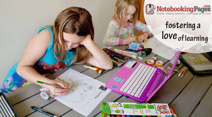 Using NotebookingPages.com for delight directed homeschooling! | Review by Running With Spears #notebooking #journaling