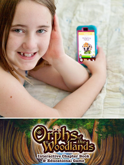 Orphs of the Woodlands at Tanglegate - Learning app so fun my kids beg to play! | Review by Running WIth Spears #summerreading #kidsread