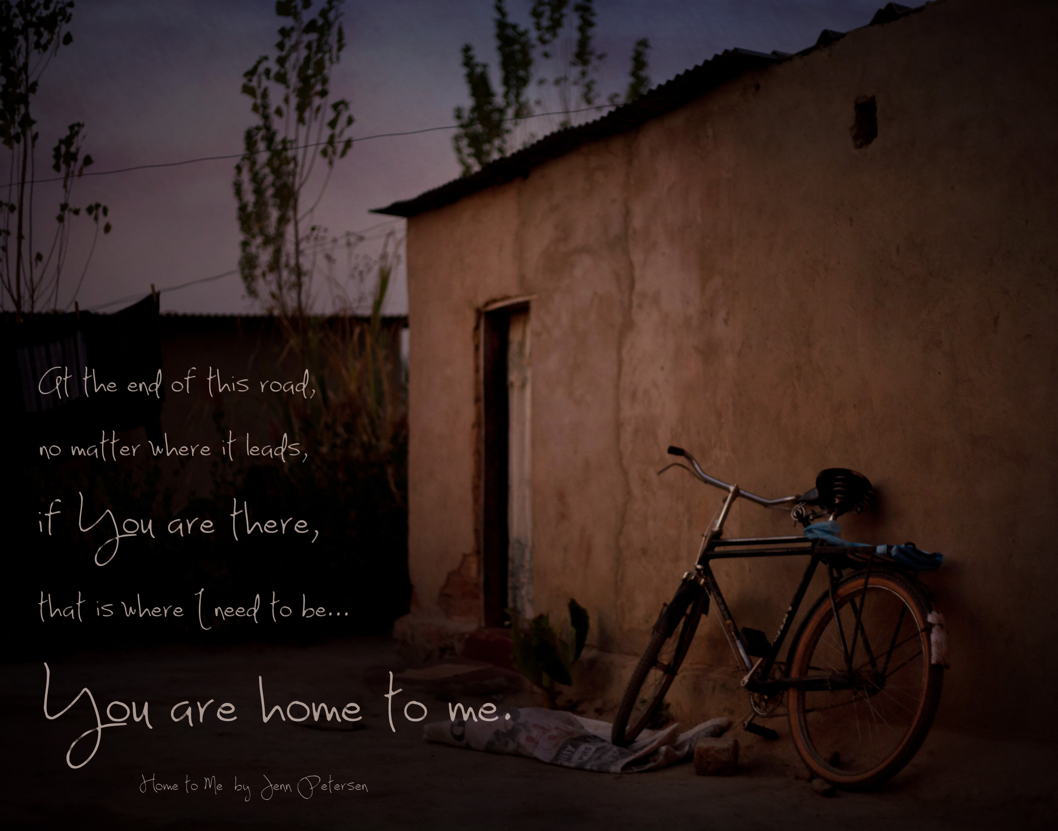 "If you are there, that is where I need to be..." #home | Running With Spears