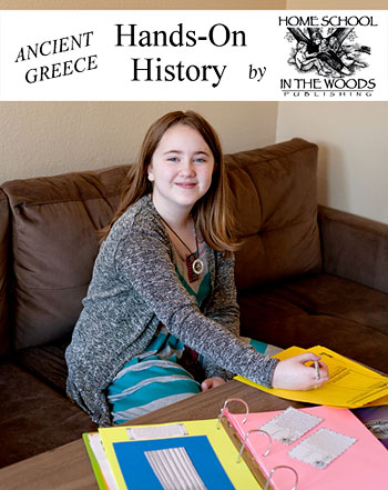My 9 year old loves learning about Ancient Greece with Project Passport Ancient Greece - A hands on history project | Review by Running With Spears #history #unitstudies #AncientCivilizations #lapbooking @hsinthewoods