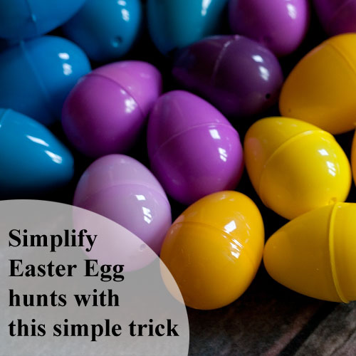 Genius! Color-code your Easter eggs - details at Running With Spears! #easter #egghunt #momhacks #parenthacks 