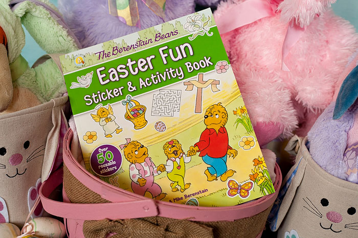 Easter Fun Sticker and Activity Book | Review of free copy, by Running With Spears #easter #berenstainbears #easterbasket #activitybook