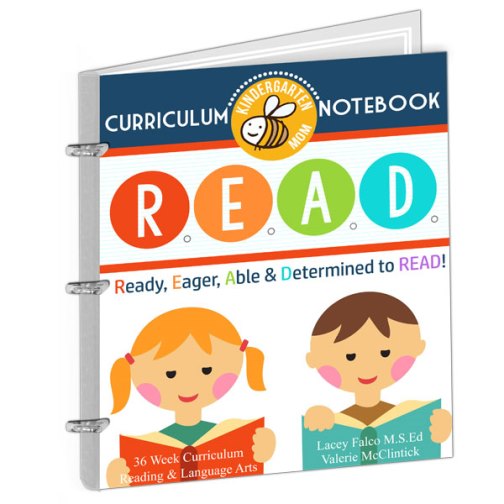 We love the Learn to R.E.A.D. Curriculum Notebook from The Crafty Classroom- A Kindergarten language arts curriculum for Beginning Readers | Review by Running With Spears #CraftyClassroom #LearntoRead #HomeschoolCurriculum